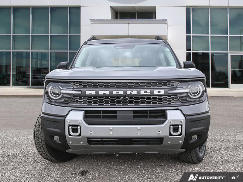 NEW 2025 Ford Bronco Sport Badlands - Carbonized Grey Metallic Exterior / DARK SPACE GREY LEATHER Interior - $45,934 - Stock #E51375 - VIN 3FMCR9DA8SRF75360 - Photo 2