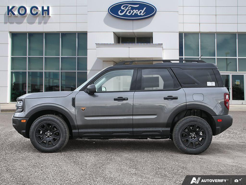 NEW 2025 Ford Bronco Sport Badlands - Carbonized Grey Metallic Exterior / DARK SPACE GREY LEATHER Interior - $45,934 - Stock #E51375 - VIN 3FMCR9DA8SRF75360 - Photo 3