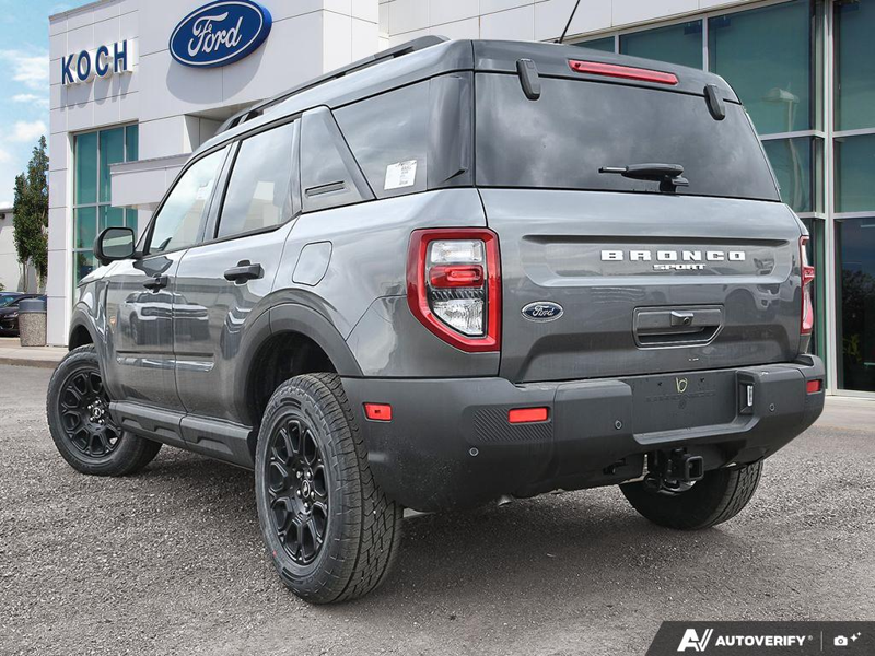 NEW 2025 Ford Bronco Sport Badlands - Carbonized Grey Metallic Exterior / DARK SPACE GREY LEATHER Interior - $45,934 - Stock #E51375 - VIN 3FMCR9DA8SRF75360 - Photo 4