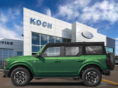 USED 2025 Ford Bronco Outer Banks - Eruption Green Metallic Exterior - $59,998 - Stock #EP4726 - VIN 1FMDE8BH8SLB23580