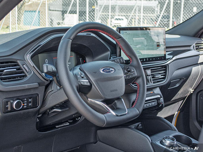 NEW 2025 Ford Escape ST-Line - EBONY VINYL/ RED STITCHING Interior - $38,693 - Stock #E50673 - VIN 1FMCU9MN6SUB09291