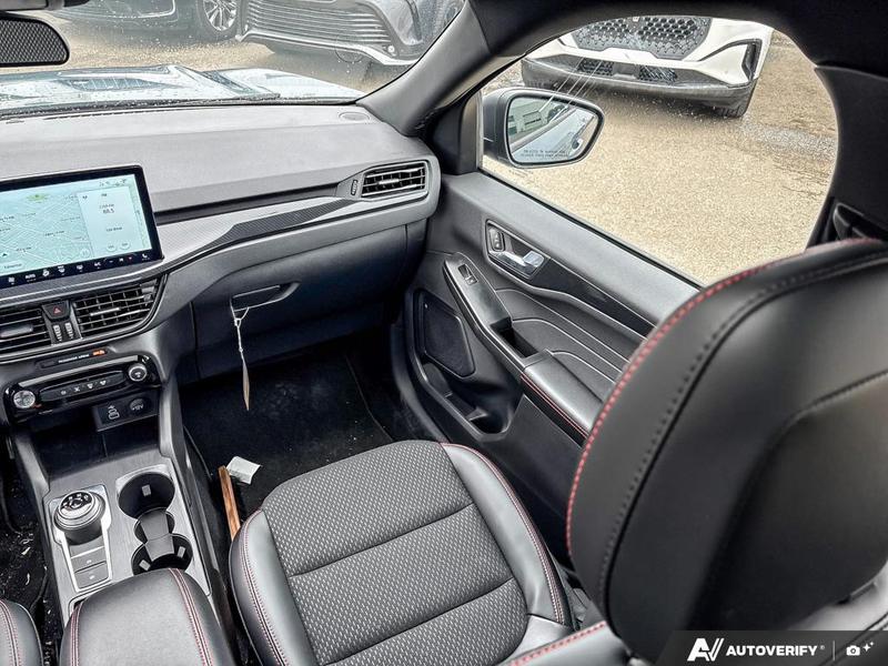 NEW 2025 Ford Escape ST-Line Hybrid - Vapor Blue Exterior / EBONY VINYL/ RED STITCHING Interior - $43,893 - Stock #E50102 - VIN 1FMCU9MZXSUA13070 - Photo 25
