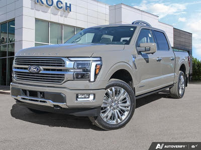 NEW 2025 Ford F-150 Platinum Plus - Limited Edition - Marsh Gray Exterior - $121,764 - Stock #E51373 - VIN 1FTFW7LD6SFC60127