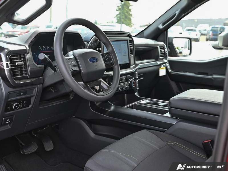 NEW 2025 Ford F-150 LOBO - Rapid Red Tri-coat Metallic Exterior / BLACK STX CLOTH Interior - $61,899 - Stock #E51376 - VIN 1FTEW2L59SFC08241 - Photo 12