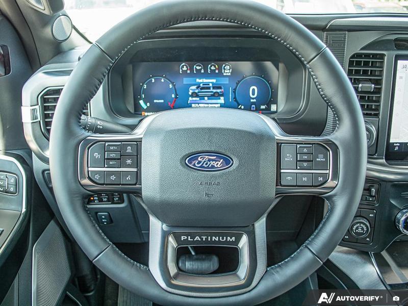 NEW 2025 Ford F-150 Platinum - Star White Tri-coat Metallic Exterior / BLACK LEATHER Interior - $112,219 - Stock #E51073 - VIN 1FTFW7L81SFB46832 - Photo 14