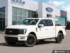 NEW 2025 Ford F-150 Platinum - Star White Tri-coat Metallic Exterior - $89,819 - Stock #E51073 - VIN 1FTFW7L81SFB46832