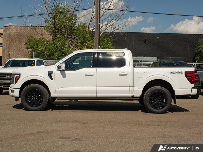 NEW 2025 Ford F-150 Platinum - Star White Tri-coat Metallic Exterior / BLACK LEATHER Interior - $112,219 - Stock #E51073 - VIN 1FTFW7L81SFB46832 - Photo 3