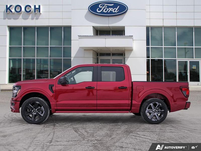 NEW 2025 Ford F-150 LOBO - Rapid Red Tri-coat Metallic Exterior / BLACK STX CLOTH Interior - $64,949 - Stock #E51376 - VIN 1FTEW2L59SFC08241 - Photo 3