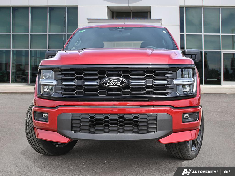 NEW 2025 Ford F-150 LOBO - Rapid Red Tri-coat Metallic Exterior / BLACK STX CLOTH Interior - $61,899 - Stock #E51376 - VIN 1FTEW2L59SFC08241 - Photo 2