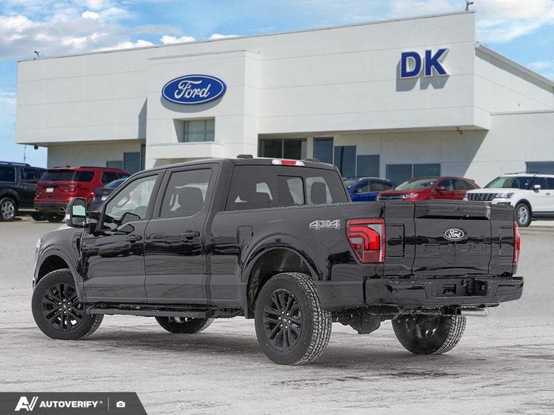 NEW 2025 Ford F-150 Lariat - Agate Black Exterior / BLACK ACTIVE X Interior - $79,277 - Stock #D50983 - VIN 1FTFW5L88SFC55258 - Photo 4
