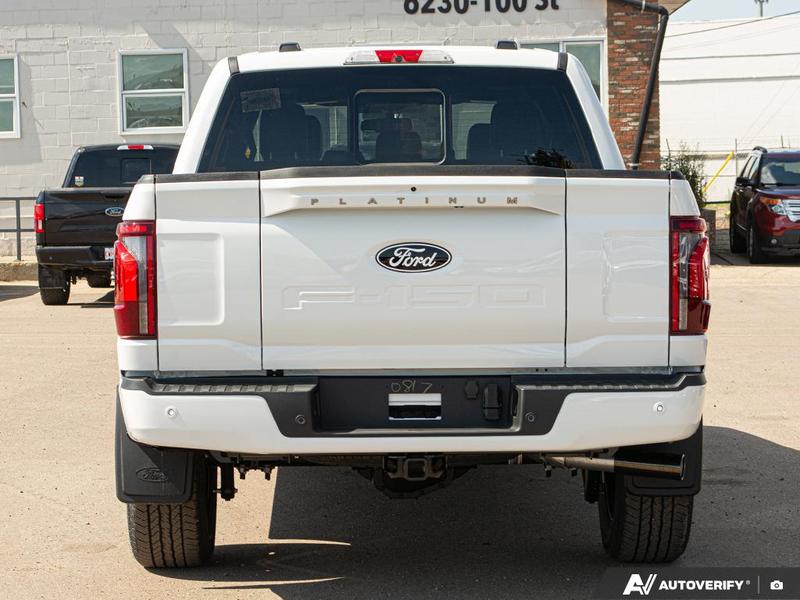 NEW 2025 Ford F-150 Platinum - Star White Tri-coat Metallic Exterior / BLACK LEATHER Interior - $112,219 - Stock #E51073 - VIN 1FTFW7L81SFB46832 - Photo 5