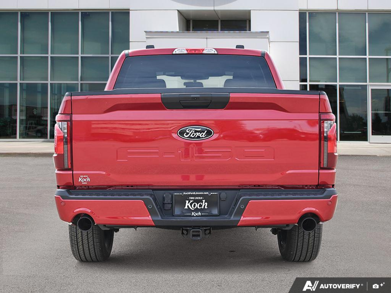 NEW 2025 Ford F-150 LOBO - Rapid Red Tri-coat Metallic Exterior / BLACK STX CLOTH Interior - $61,899 - Stock #E51376 - VIN 1FTEW2L59SFC08241 - Photo 5