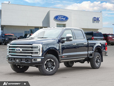 NEW 2025 Ford F-350 Super Duty Platinum - Antimatter Blue Metallic Exterior - $119,964 - Stock #D51012 - VIN 1FT8W3BM7SED74016