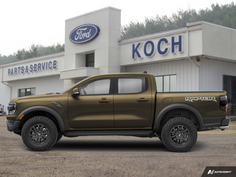 NEW 2025 Ford Ranger Raptor - Shelter Green Metallic Exterior - $82,740 - Stock #A25293 - VIN 1FTER4LR7SLE52834