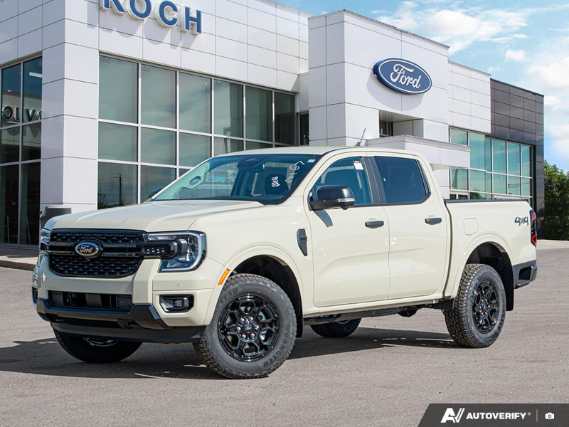 NEW 2025 Ford Ranger XLT - Desert Sand Exterior / EBONY PREMIUM CLOTH Interior - $49,974 - Stock #E51173 - VIN 1FTER4HH0SLE36409 - Photo 1