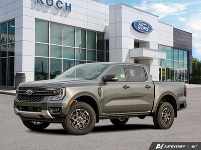 NEW 2025 Ford Ranger XLT - Carbonized Grey Metallic Exterior - $48,949 - Stock #E51366 - VIN 1FTER4HH6SLE63775