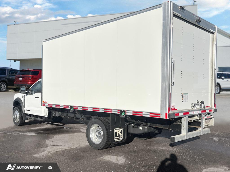 NEW 2025 Ford Super Duty F-600 DRW XLT - Oxford White Exterior / MEDIUM DARK SLATE CLOTH Interior - $114,777 - Stock #D50735 - VIN 1FDFF6LT8SDA15127 - Photo 4