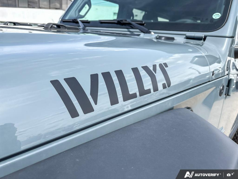 USED 2025 Jeep Wrangler Willys - Gray Exterior - $55,976 - Stock #E51160A - VIN 1C4PJXDN4SW515500 - Photo 9
