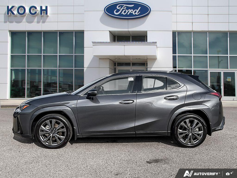 USED 2025 Lexus UX 300h - Cloudburst Grey Exterior - $44,946 - Stock #E50824B - VIN JTHUCJDH7S2009797 - Photo 3