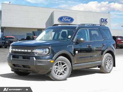 NEW 2026 Ford Bronco Sport Big Bend - Shadow Black Exterior - $37,418 - Stock #D60403 - VIN 3FMCR9BNXTRE40226