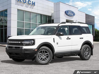 NEW 2026 Ford Bronco Sport Big Bend - Oxford White Exterior - $38,859 - Stock #E60439 - VIN 3FMCR9BN0TRE27789