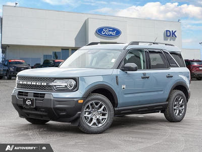 NEW 2026 Ford Bronco Sport Big Bend - Azure Grey Metallic Tri-coat Exterior - $38,498 - Stock #D60558 - VIN 3FMCR9BN9TRE38158