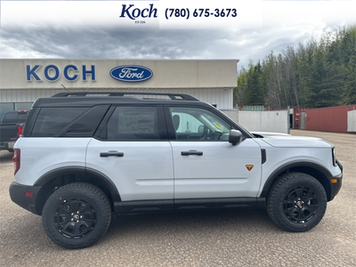 NEW 2026 Ford Bronco Sport Badlands - DARK SPACE GREY LEATHER Interior - $54,650 - Stock #A26055 - VIN 3FMCR9DAXTRE09973