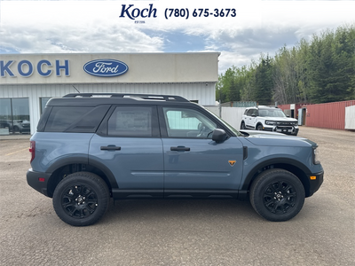 NEW 2026 Ford Bronco Sport Badlands - DARK SPACE GREY LEATHER Interior - $47,740 - Stock #A26155 - VIN 3FMCR9DA9TRE50188
