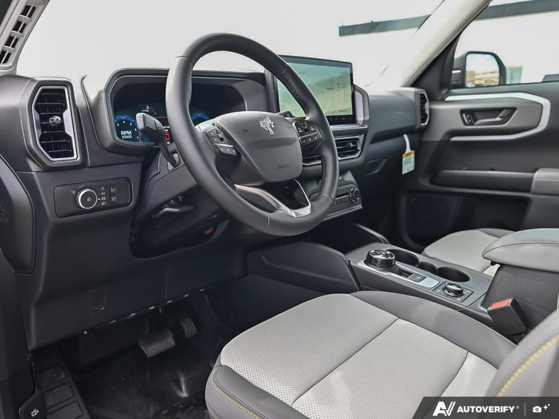 NEW 2026 Ford Bronco Sport Badlands - Azure Grey Metallic Tri-coat Exterior / DARK SPACE GREY LEATHER Interior - $47,139 - Stock #E60854 - VIN 3FMCR9DA6TRE86789 - Photo 13