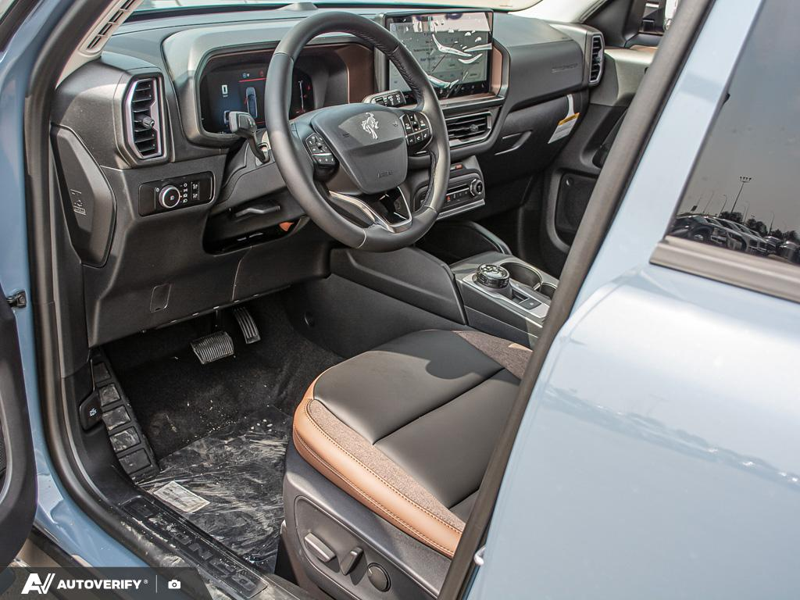 NEW 2026 Ford Bronco Sport Outer Banks - Azure Grey Metallic Tri-coat Exterior / EBONY/ROAST, PREMIUM TRIMMED HTD FRONT BUCKET SEATS Interior - $43,353 - Stock #D60696 - VIN 3FMCR9CN4TRE86844 - Photo 13