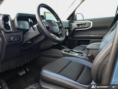 NEW 2026 Ford Bronco Sport Outer Banks - PLATINUM BLUE, PREMIUM TRIMMED HEATED FRONT BUCKET SEATS Interior - $45,799 - Stock #E61022 - VIN 3FMCR9CN1TRF11750