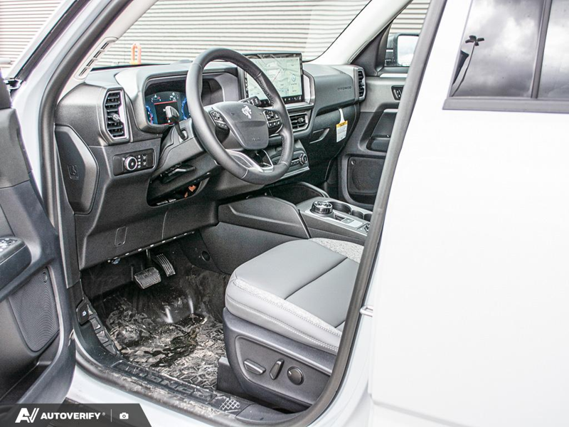 NEW 2026 Ford Bronco Sport Badlands - Space White Metallic Exterior / DARK SPACE GREY, ACTIVEX TRIMMED HTD FR SPORT CONTOUR BUCKET SEA Interior - $46,513 - Stock #D60810 - VIN 3FMCR9DA9TRF11491 - Photo 13