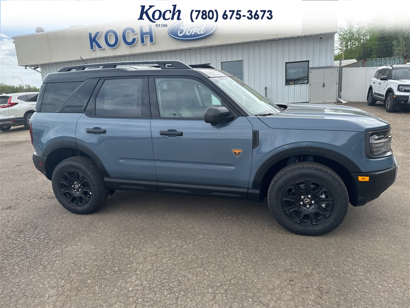 NEW 2026 Ford Bronco Sport Badlands - Azure Grey Metallic Tri-coat Exterior / DARK SPACE GREY LEATHER Interior - $48,490 - Stock #A26155 - VIN 3FMCR9DA9TRE50188 - Photo 14