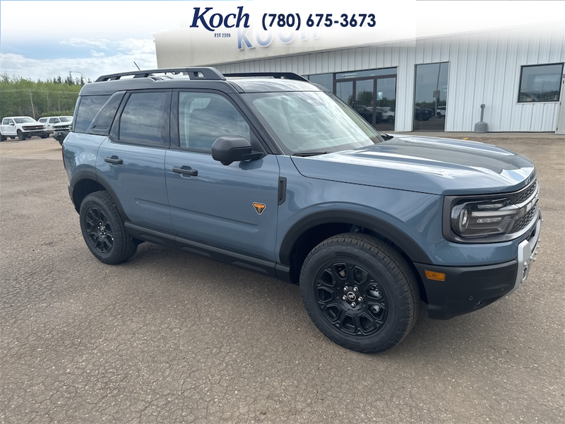 NEW 2026 Ford Bronco Sport Badlands - Azure Grey Metallic Tri-coat Exterior / DARK SPACE GREY LEATHER Interior - $48,490 - Stock #A26155 - VIN 3FMCR9DA9TRE50188 - Photo 15