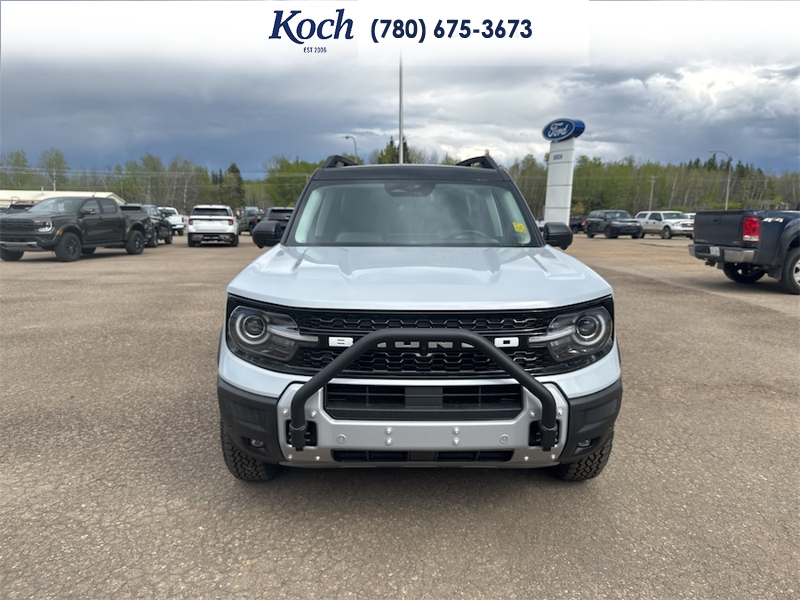 NEW 2026 Ford Bronco Sport Badlands - Crystal White Tricoat Exterior / DARK SPACE GREY LEATHER Interior - $54,650 - Stock #A26055 - VIN 3FMCR9DAXTRE09973 - Photo 16