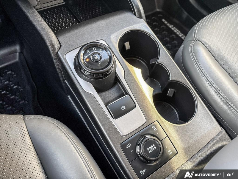 USED 2026 Ford Bronco Sport Badlands - Ruby Red Metallic Tinted Clearcoat Exterior / DARK SPACE GREY, LEATHER-TRIMMED FRONT SPORT CONTOUR BUCKET SEAT Interior - $49,959 - Stock #EP4825 - VIN 3FMCR9DA5TRE31427 - Photo 18