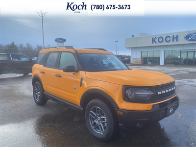 NEW 2026 Ford Bronco Sport Big Bend - Orange Fury Metallic Tri-coat Exterior - $39,835 - Stock #A26121 - VIN 3FMCR9BN9TRE20954