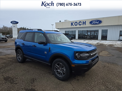 NEW 2026 Ford Bronco Sport Big Bend - Velocity Blue Metallic Exterior - $38,440 - Stock #A26125 - VIN 3FMCR9BN6TRE21320