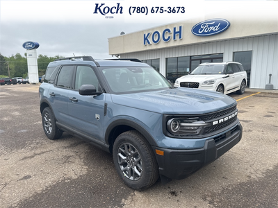 NEW 2026 Ford Bronco Sport Big Bend - Azure Grey Metallic Tri-coat Exterior - $39,420 - Stock #A26173 - VIN 3FMCR9BN0TRE50313