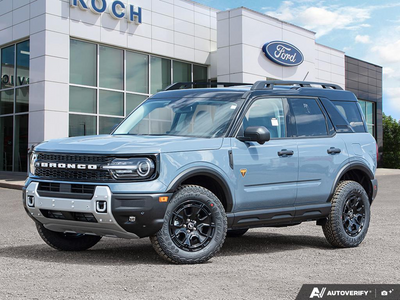NEW 2026 Ford Bronco Sport Badlands - Azure Grey Metallic Tri-coat Exterior - $51,914 - Stock #E60646 - VIN 3FMCR9DAXTRE51320