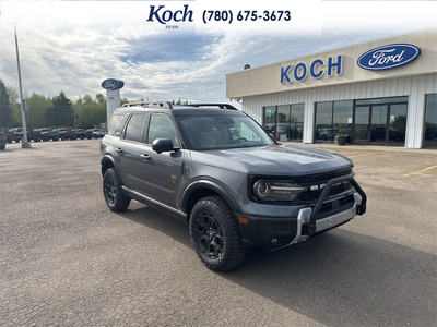 NEW 2026 Ford Bronco Sport Badlands - Carbonized Grey Metallic Exterior - $54,650 - Stock #A26058 - VIN 3FMCR9DAXTRE09097