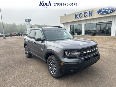 NEW 2026 Ford Bronco Sport Big Bend - Carbonized Grey Metallic Exterior - $39,345 - Stock #A26174 - VIN 3FMCR9BN1TRE51423