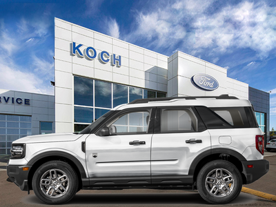 NEW 2026 Ford Bronco Sport Big Bend - Space White Metallic Exterior - $38,724 - Stock #E60764 - VIN 3FMCR9BN8TRE70423