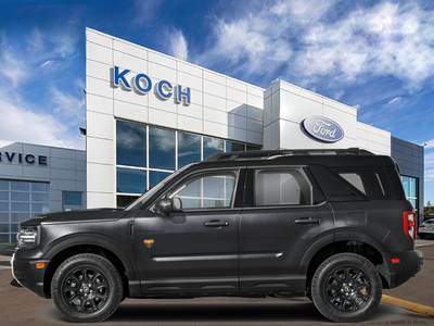 NEW 2026 Ford Bronco Sport Badlands - Shadow Black Exterior - $54,674 - Stock #E60748 - VIN 3FMCR9DA6TRE69510