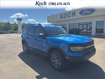 NEW 2026 Ford Bronco Sport Big Bend - Velocity Blue Metallic Exterior - $39,665 - Stock #A26205 - VIN 3FMCR9BN4TRE69995