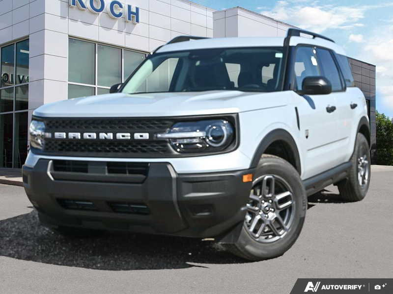 NEW 2026 Ford Bronco Sport Big Bend - Space White Metallic Exterior / LIGHT SMOKED TRUFFLE Interior - $38,724 - Stock #E60764 - VIN 3FMCR9BN8TRE70423 - Photo 1