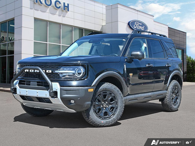 NEW 2026 Ford Bronco Sport Badlands - Shadow Black Exterior - $55,424 - Stock #E60748 - VIN 3FMCR9DA6TRE69510