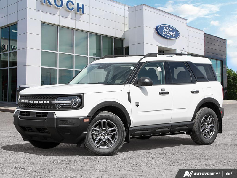 NEW 2026 Ford Bronco Sport Big Bend - Oxford White Exterior / LIGHT SMOKED TRUFFLE Interior - $36,694 - Stock #E60450 - VIN 3FMCR9BN1TRE27798 - Photo 1