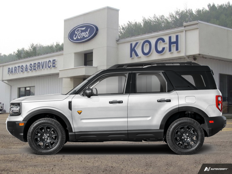 NEW 2026 Ford Bronco Sport Badlands - Space White Metallic Exterior / DARK SPACE GREY, ACTIVEX TRIMMED HTD FR SPORT CONTOUR BUCKET SEA Interior - $47,720 - Stock #A26257 - VIN 3FMCR9DA8TRE86406 - Photo 1