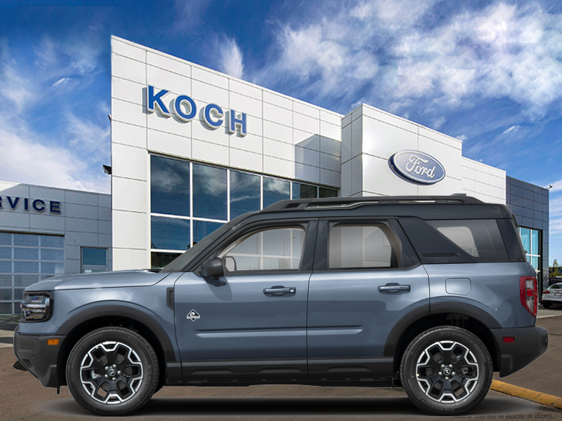 NEW 2026 Ford Bronco Sport Outer Banks - Azure Grey Metallic Tri-coat Exterior / PLATINUM BLUE, PREMIUM TRIMMED HEATED FRONT BUCKET SEATS Interior - $48,799 - Stock #E61022 - VIN 3FMCR9CN1TRF11750 - Photo 1